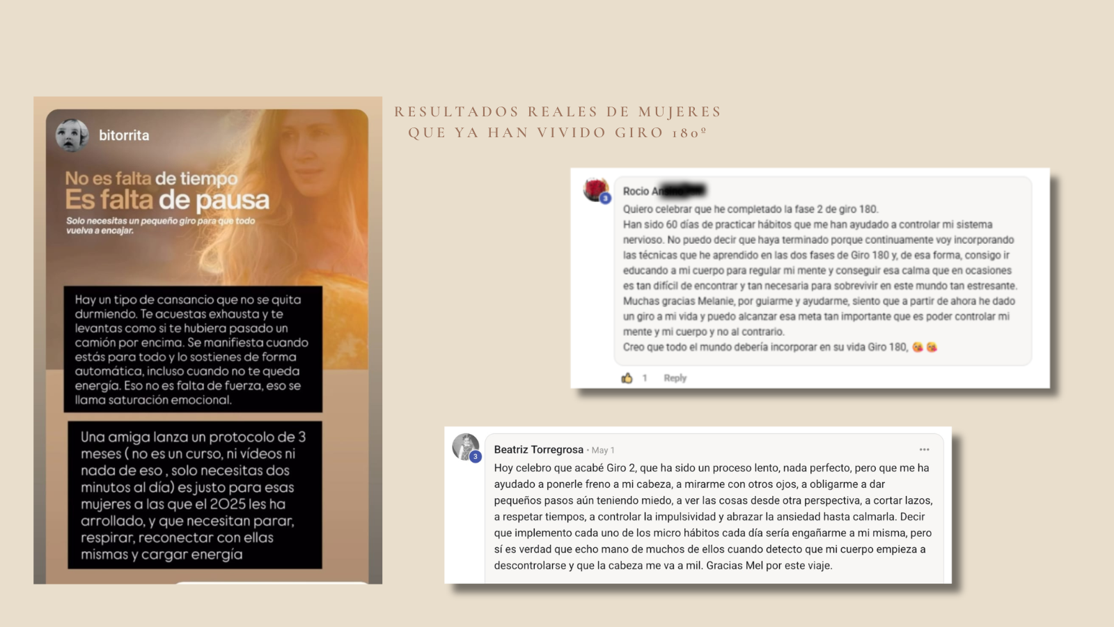 Testimonio de participante de Giro 180º